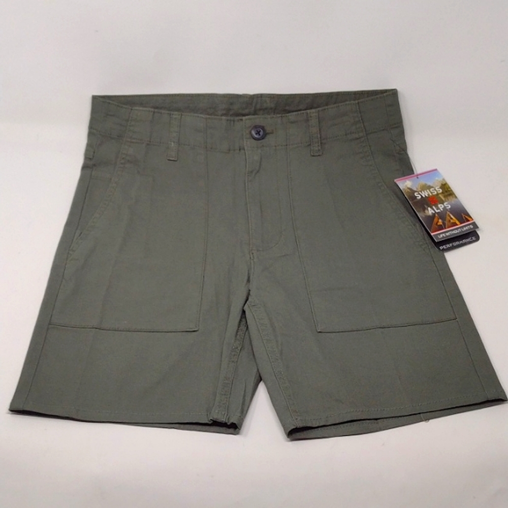 SWISS ALPS Men's 5 Pocket Stretch Shorts